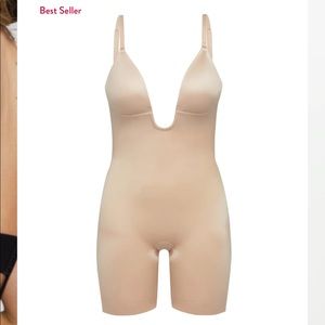 Spanx Suit Your Fancy Plunge Low-Back Bodysuit